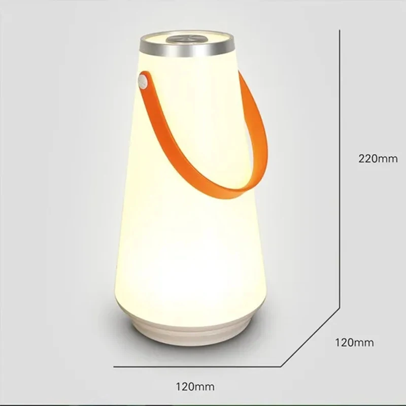 Portable LED Home Night Light Table Lamp USB Rechargeable Touch Switch Outdoor Camping Emergency Lantern