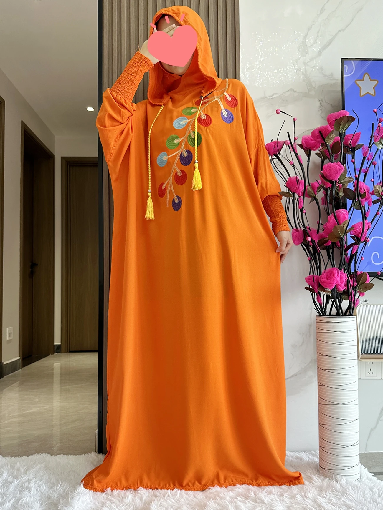 Vestido musulmán de Ramadán para mujer, ropa de oración, Abaya, Dubái, Turquía, 2024 algodón, caftán, novedad de 100%