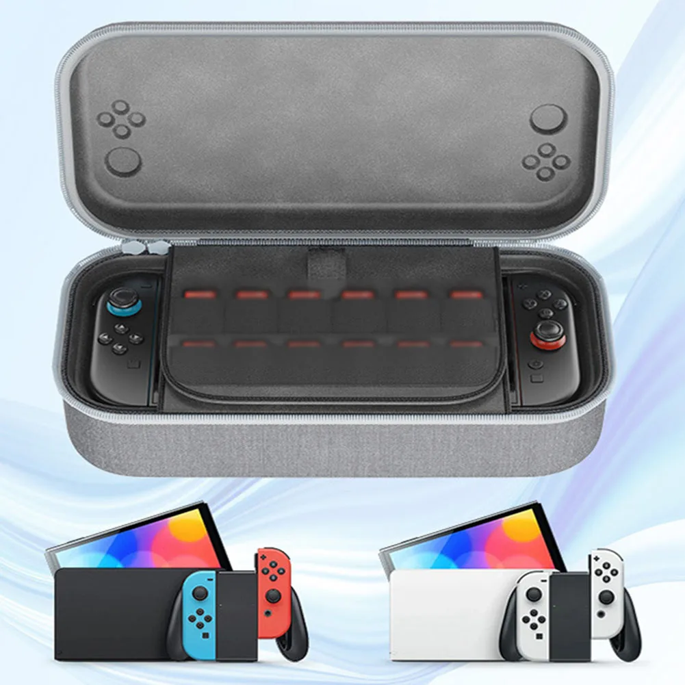 Game Console Storage Bag 30x15x8 CM EVA Portable Anti Drop Carrying Hard Bag For Nintendo For Switch 2 Gaming Accessories