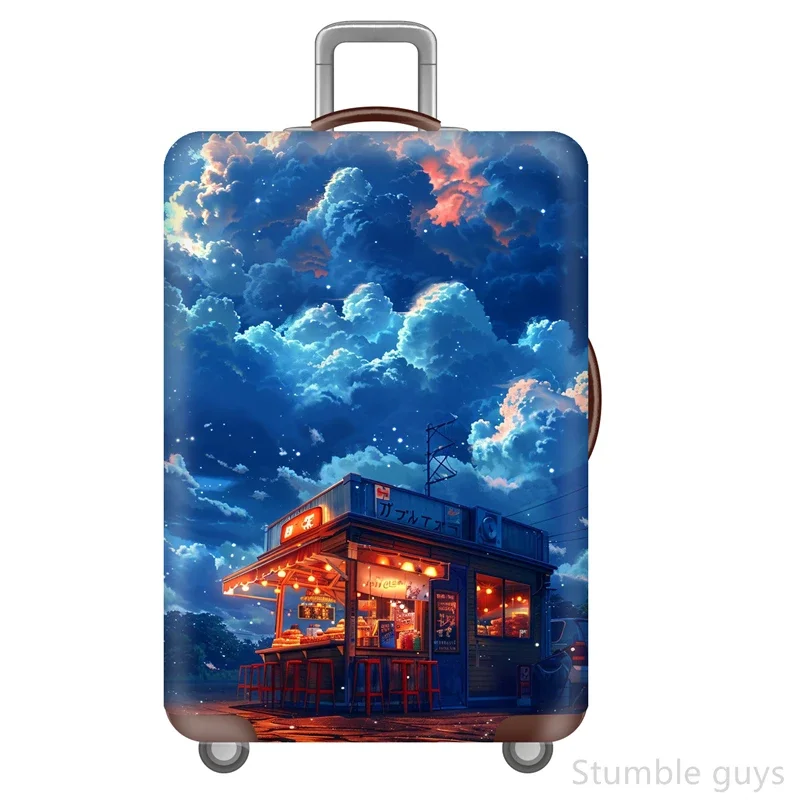 

Премиальный моющийся эластичный чехол для чемодана, защитный пылезащитный чехол для багажа, прочный, подходит для чемоданов 18-32 дюймов