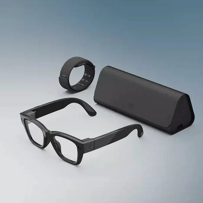 Metaverse Glasses Meta Display AI Smart Glasses with Full-Color Display Wristband Control  CameraMeta Ai Glass Smart