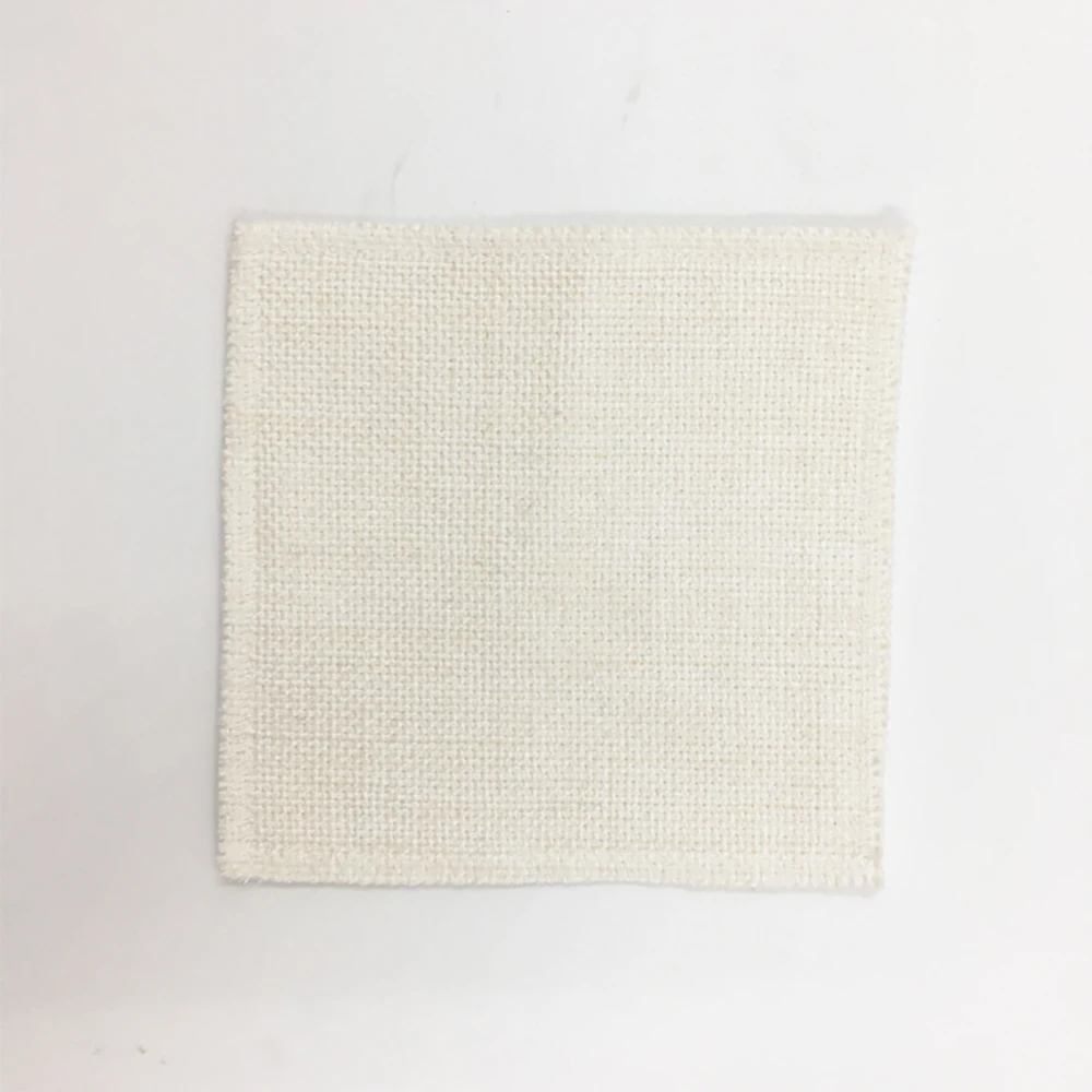 14pcs Sublimation DIY Blank Double Layer Linen Coaster Square Embroidery Painting Base Mat Cup Pad