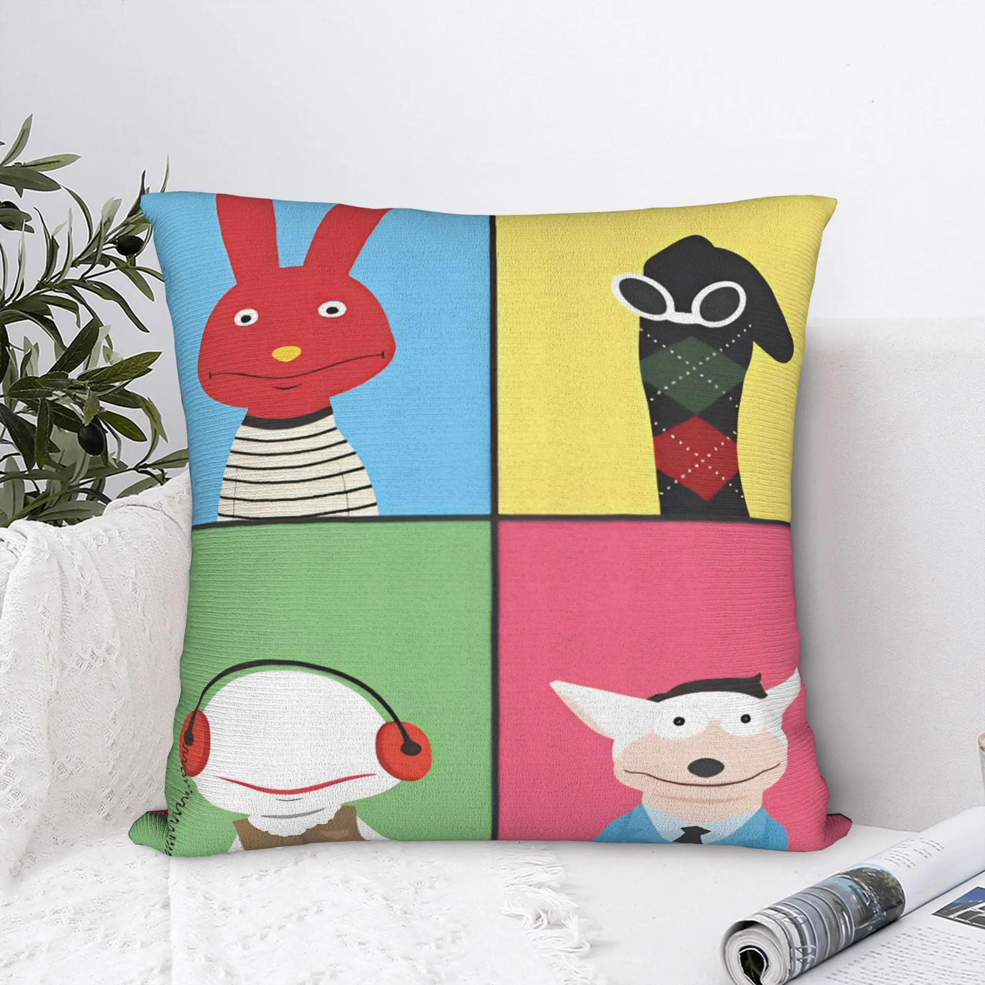 31 Minutes Chilean Comedy TV Pillowcase Polyester Cushion Cover Decor 31 Minutos Throw Pillow Case Cover Home Zippered 45X45cm