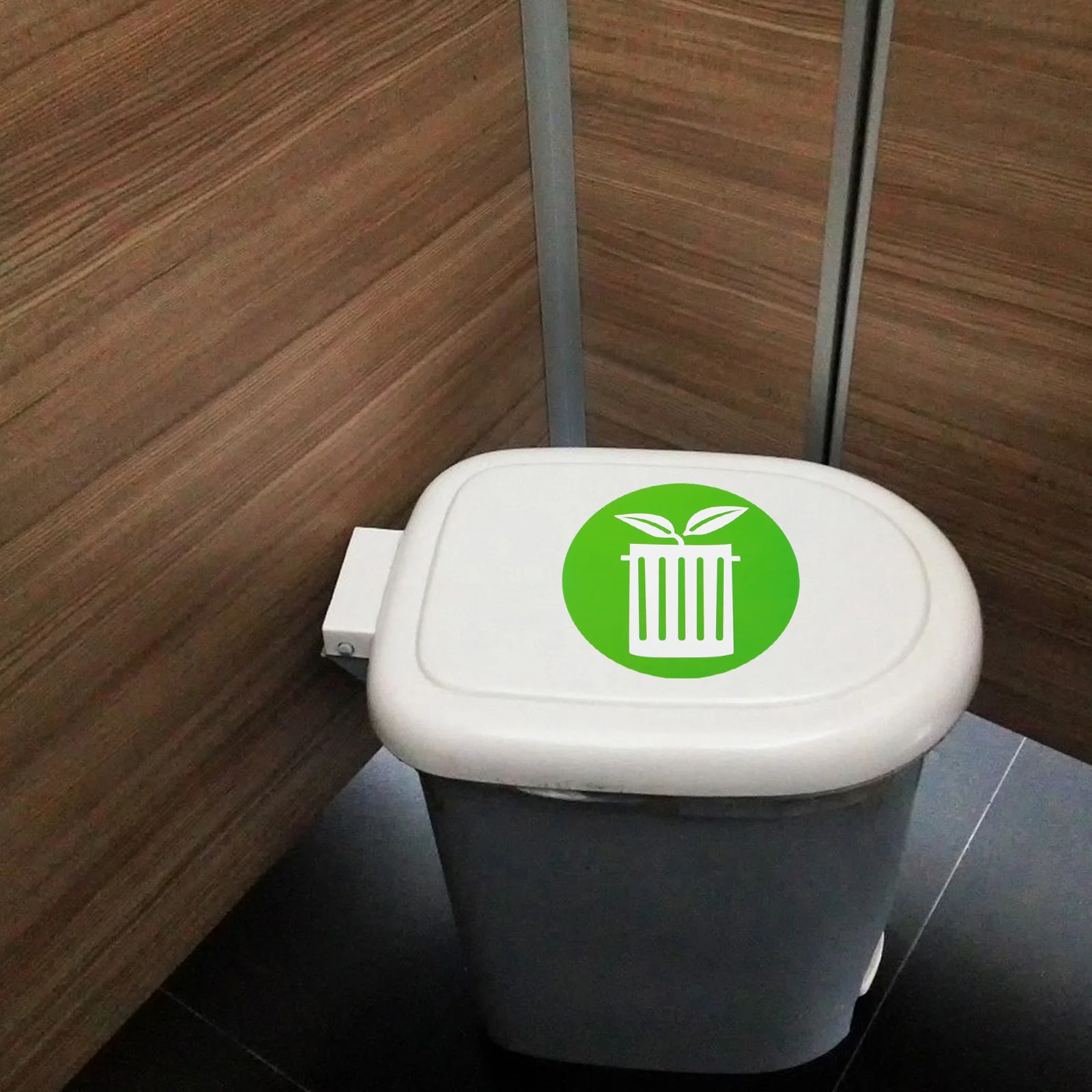 12pcs Trash Sorting Stickers PVC Waterproof Removable Adhesive Labels for Waste Bins Recycling Decals Garbage Can Signs