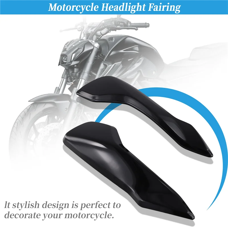 

VC-Innovative-Motorcycle Headlight Fairing Upper Nasal Mask Front Steering Signal Bracket For MT-07 MT07 2021-2023
