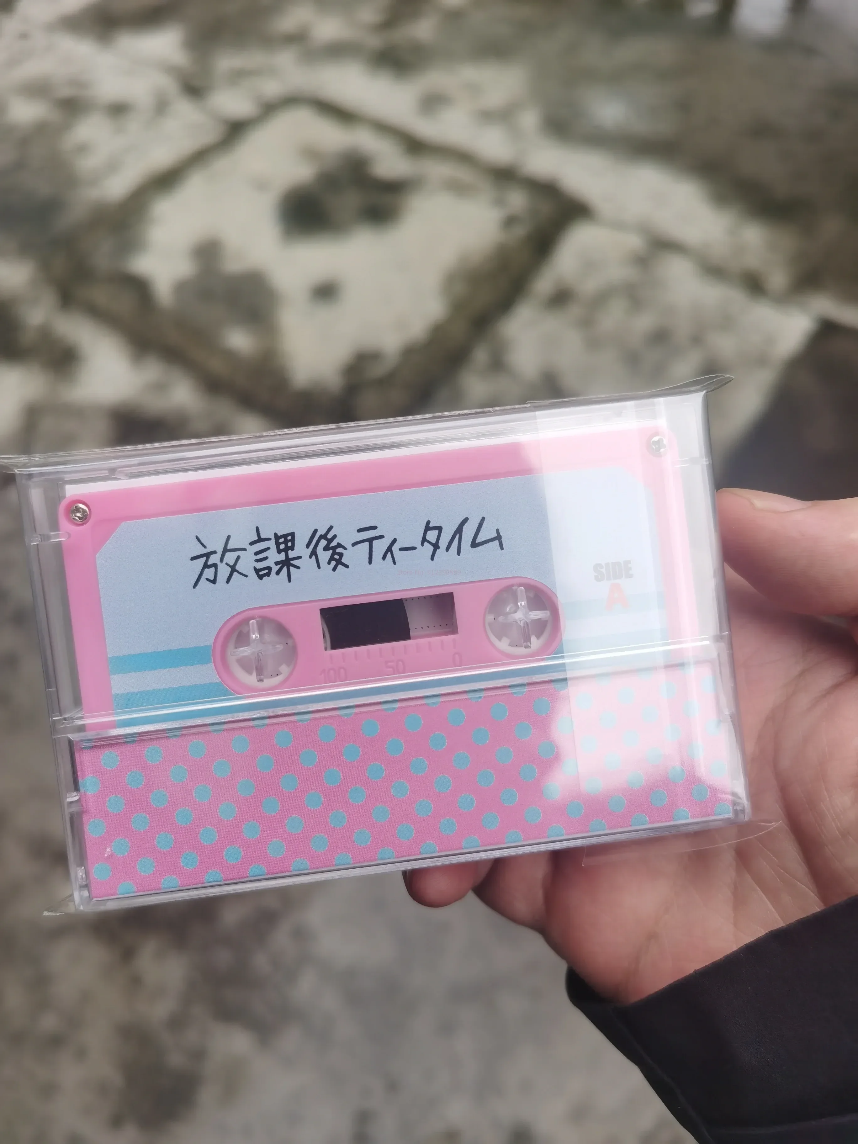 Cartoon K-on Tea Time Htt Hirasawa Yui Akiyama Mio Music Tape Cosplay Cassettes Soundtracks Box Walkman Tape Prop Party Music