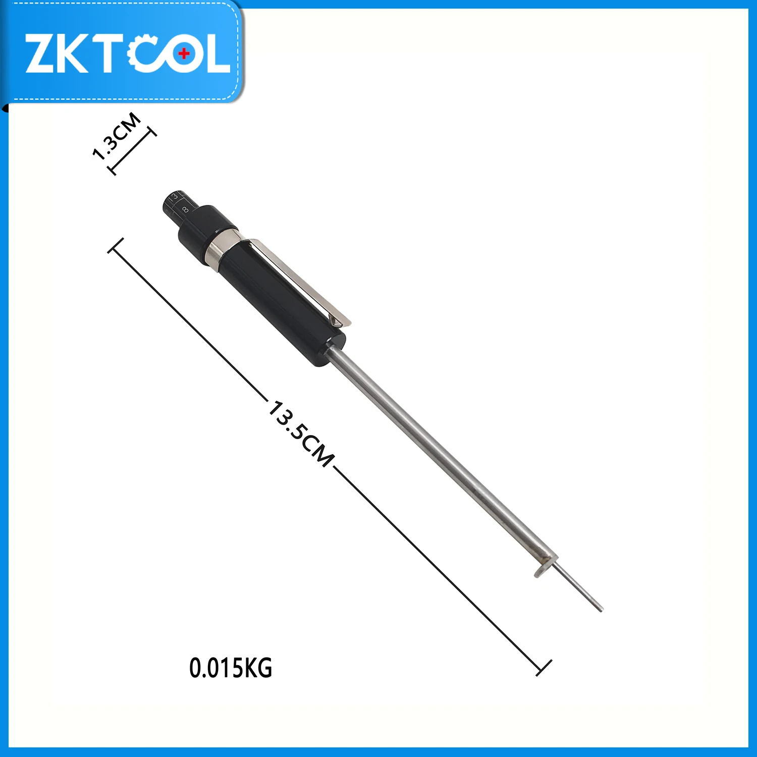 Automobile brake pad detection pen scale thickness ruler tire pattern depth thickness ruler detector free from dismantling tires