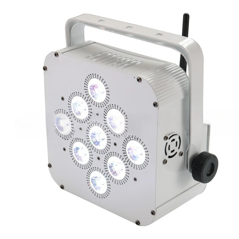 Wireless DMX battery par light LED 3  6 9 12 6-in-1 charging remote control wedding stage dyeing light