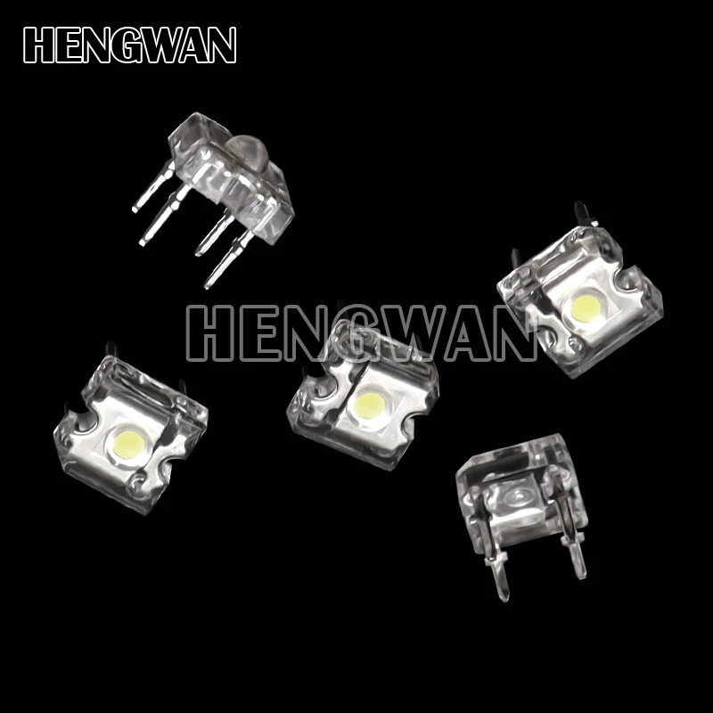 10pcs 3mm F3 Piranha LED White Red Blue Green Yellow Amber Clear 3mm LED Diode Light Emitting Diode 4-pins Diodes Brightness