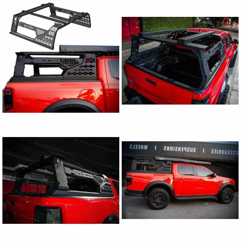 PICK-UP BULL 4X4 Universal Truck Bed Rack Ladder Roller Cover Cargo Racks Truck Ladder for Dmax Roll Bar