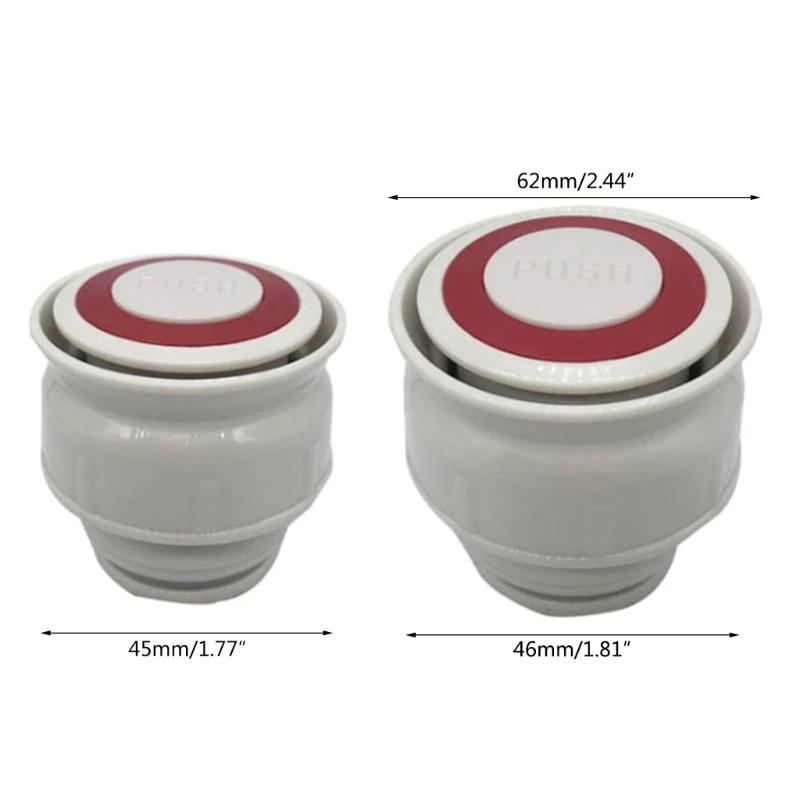4.5 ซม./5.2 ซม.แบบพกพา Universal Travel Flask ครอบคลุมอุปกรณ์เสริมทนทาน Dropship