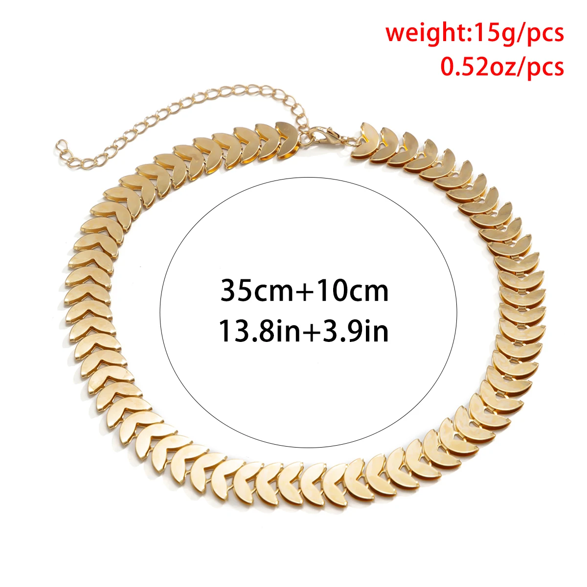 PuRui Fashion Gold Color Metal Short Chain Chokers Necklace for Women Jewelry Flat Heart Charm On Neck Chain Party Gifts Classic