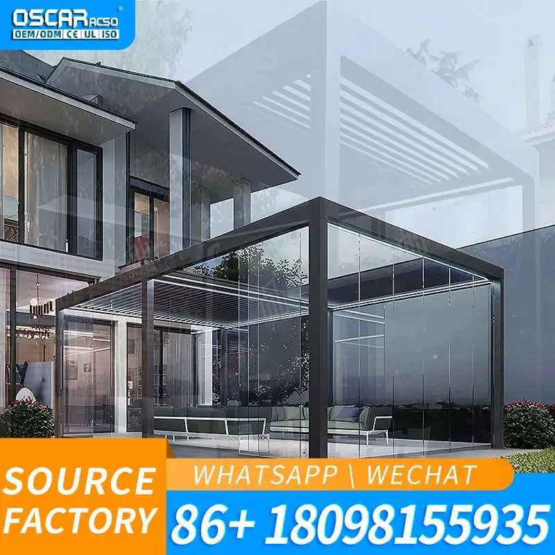 Residential & Outdoor Aluminum Pergola Customizable High Quality Easy Install Patio Shade Canopy for Gardens Backyards Patios pe