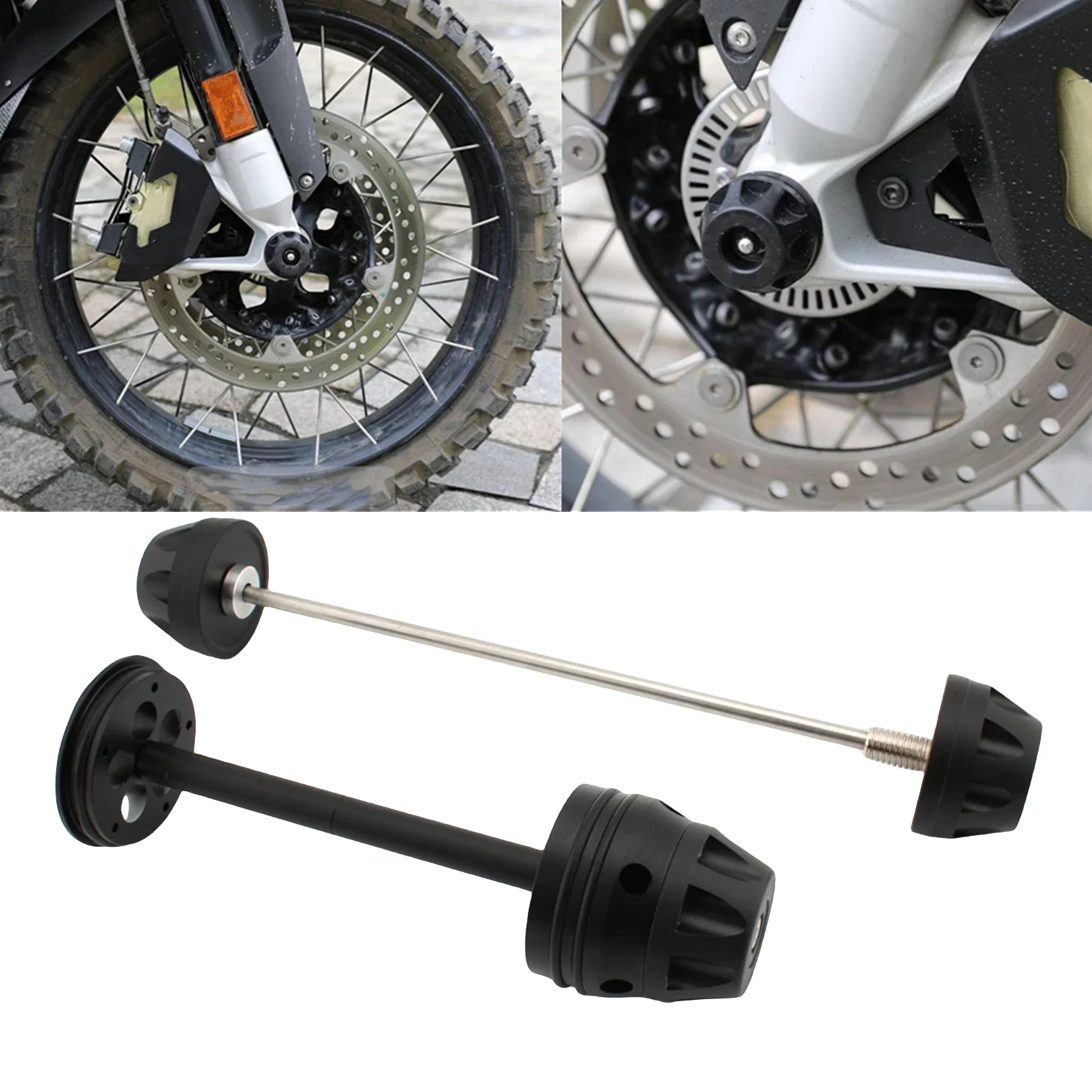 Pop For BMW R1250GS /R1250GS ADV R1250RT 2019-2021 Motorcycle Front Rear Wheel Protector Axle Fork Crash Slider