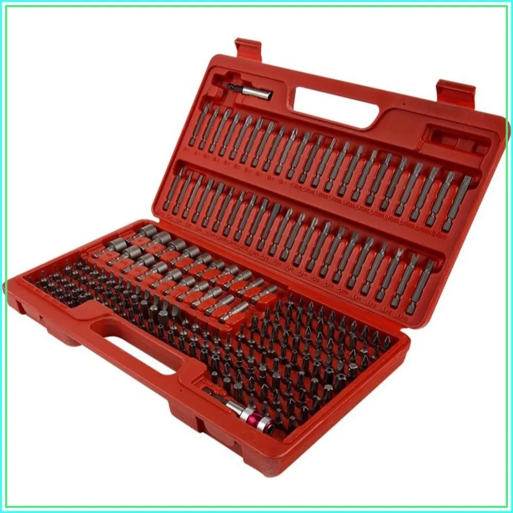 208-Piece Master Bit Set for Drills and Drivers, Multi-Piece Bit Collection