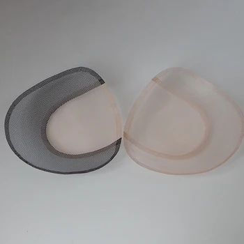 女性のヘアピースかつらベースを作るためのヘアトッパーベースキャップ