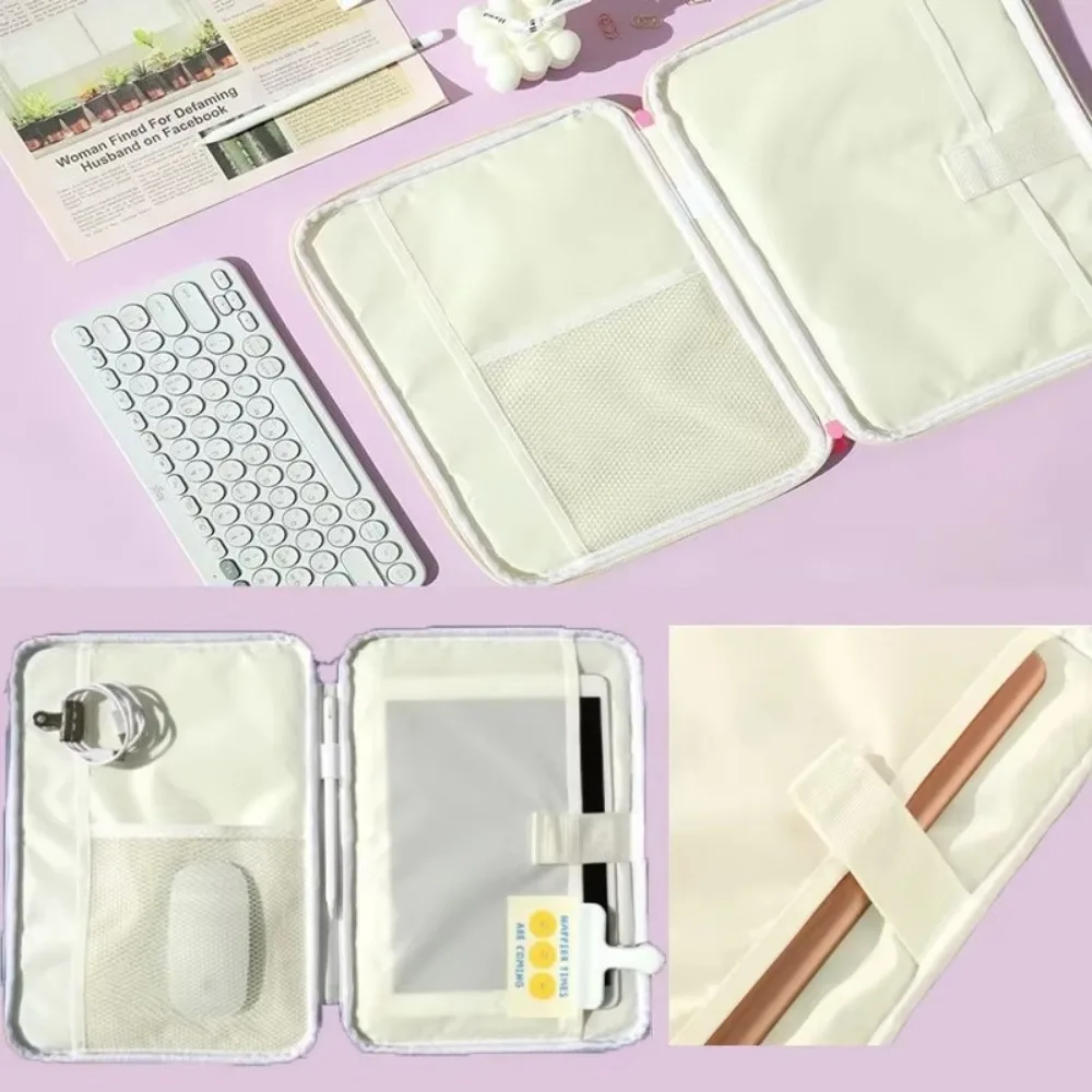 

Сумка-чехол для планшета 11/13/14 дюймов, мягкий легкий чехол для ноутбука, сумка-органайзер для ноутбука цвета макарон, для iPad Pro, для студентов