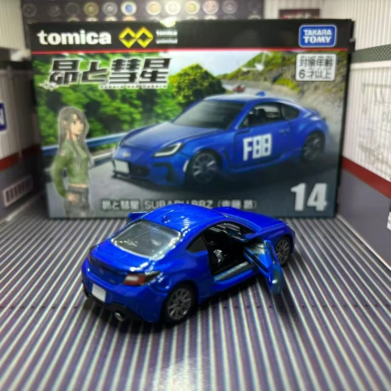 Tomica Unlimited Subaru BRZ FBB Alloy Diecast Car Model Comic Themed Collectible Vehicle Display Toy