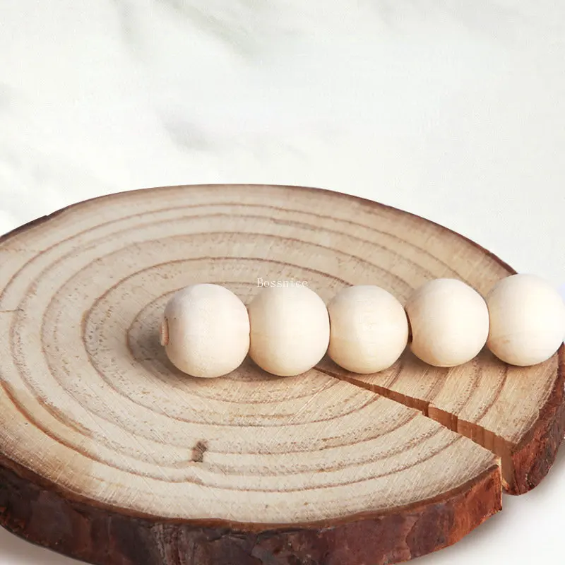 50-200Pcs 12mm Round Grain Bead for Aromatherapy, Home Decoration, DIY Accessories