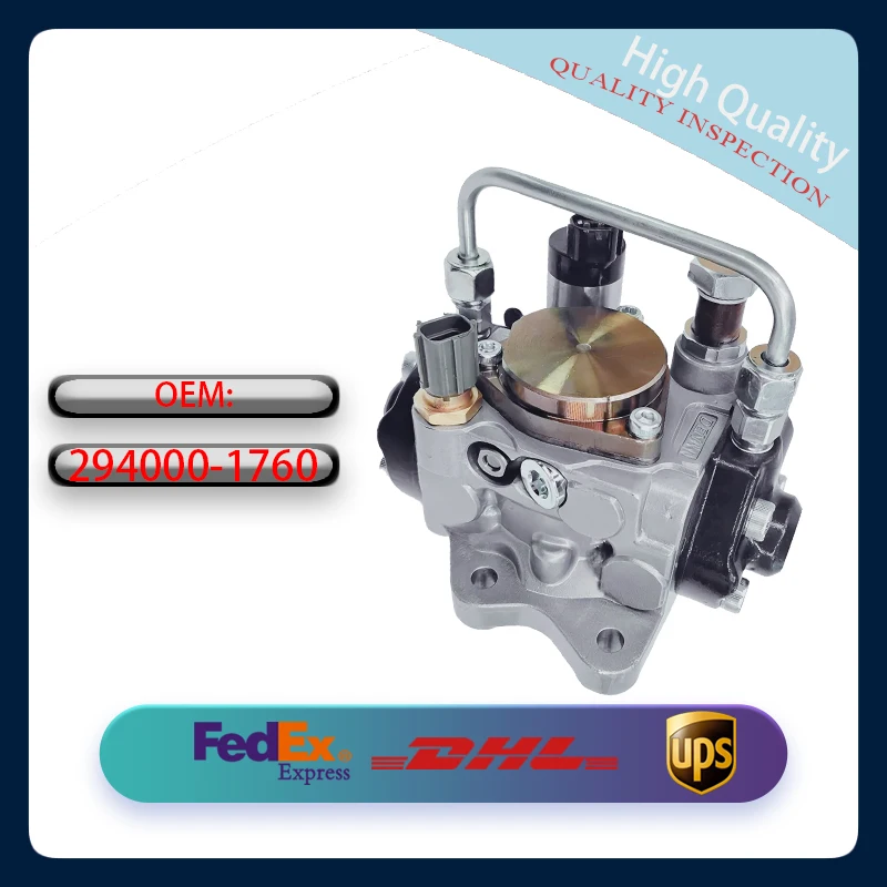 Common Rail Diesel Fuel Pump Assembly 294000-1760 Auto Fuel Injection Pump Replacement Part