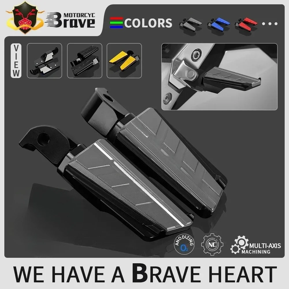 

For YAMAHA TMAX560 2020 TMAX 560 2021 TECHMAX TECH MAX 2022 Motorcycle Rear Pedal Parts Non-slip Pedal Passenger Footrest