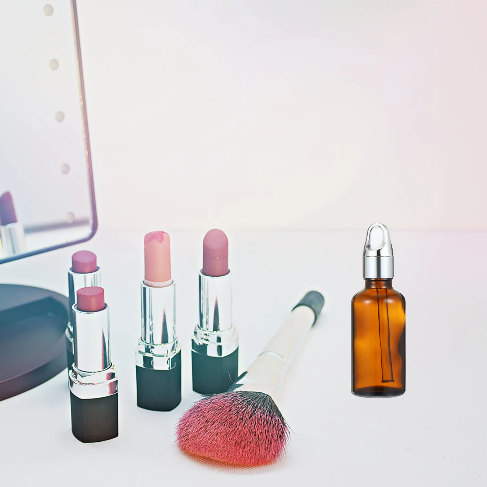 10 Uds botellas de aceite esencial botellas cuentagotas de vidrio recargables 50ml viales de muestra de Perfume de viaje subenvase cuentagotas de vidrio