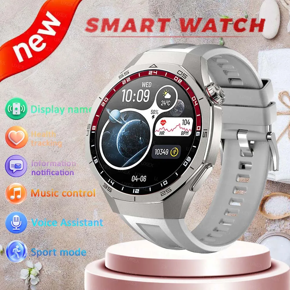 الرجال زائد ساعة ذكية GPS المسار ساعة AMOLED شاشة مراقب معدل ضربات القلب بلوتوث دعوة IP67 مقاوم للماء الرجال Smartwatch برو جديد #1