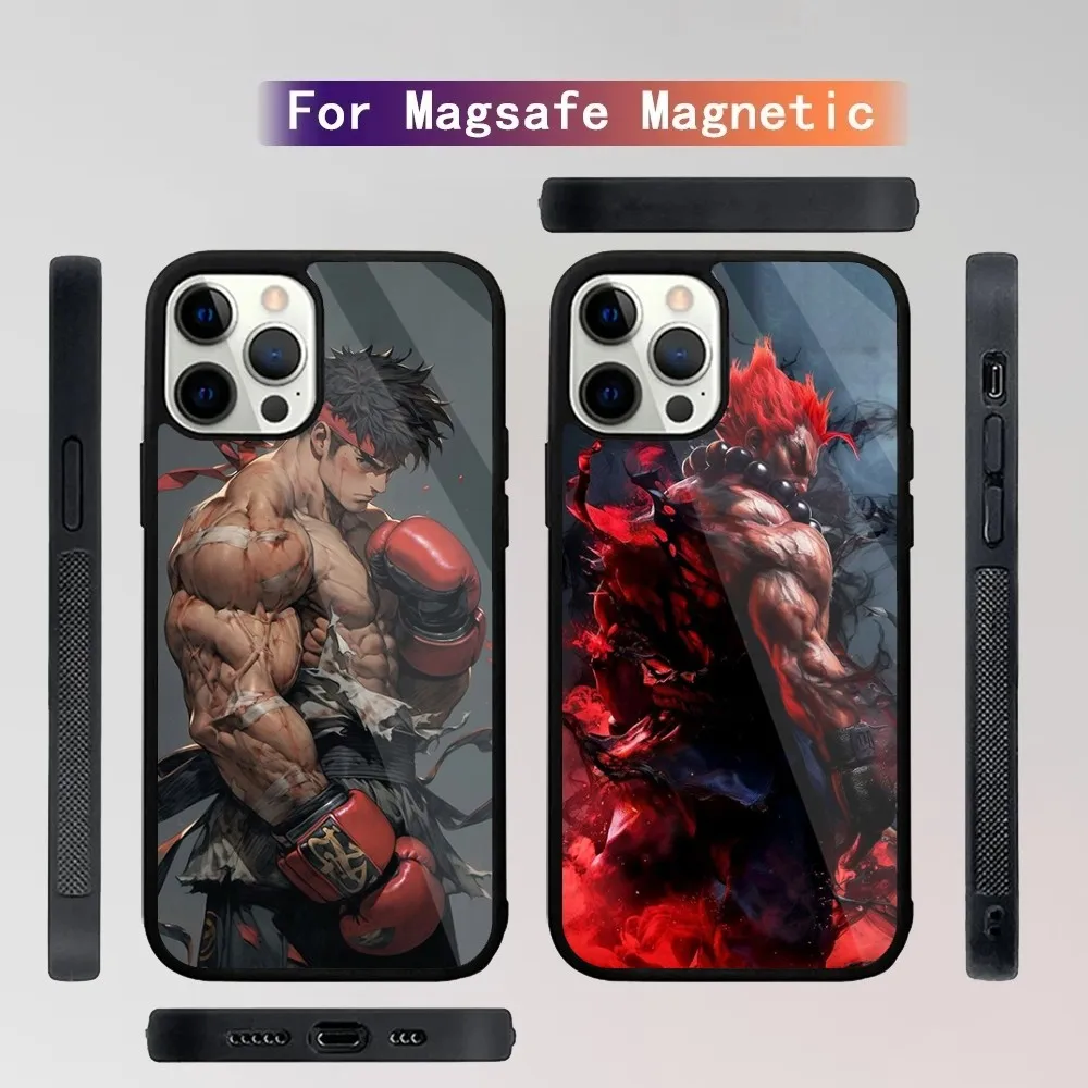 

S-Street F-FighterS Phone Case For iPhone 16,15,14,13,12,11,Plus,Pro,Max Mini Magsafe Magnetic Wireless Charging