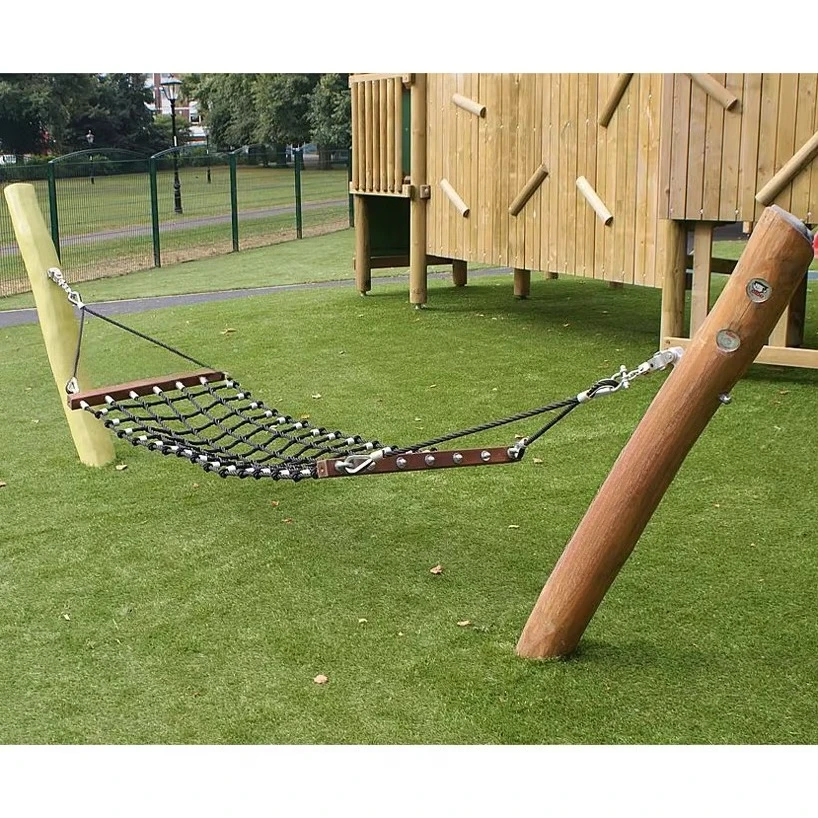 Dream Kids Adulti Outdoor Large Dozy Corda di legno Amaca Letto Altalena Parco giochi Attrezzatura per bambini