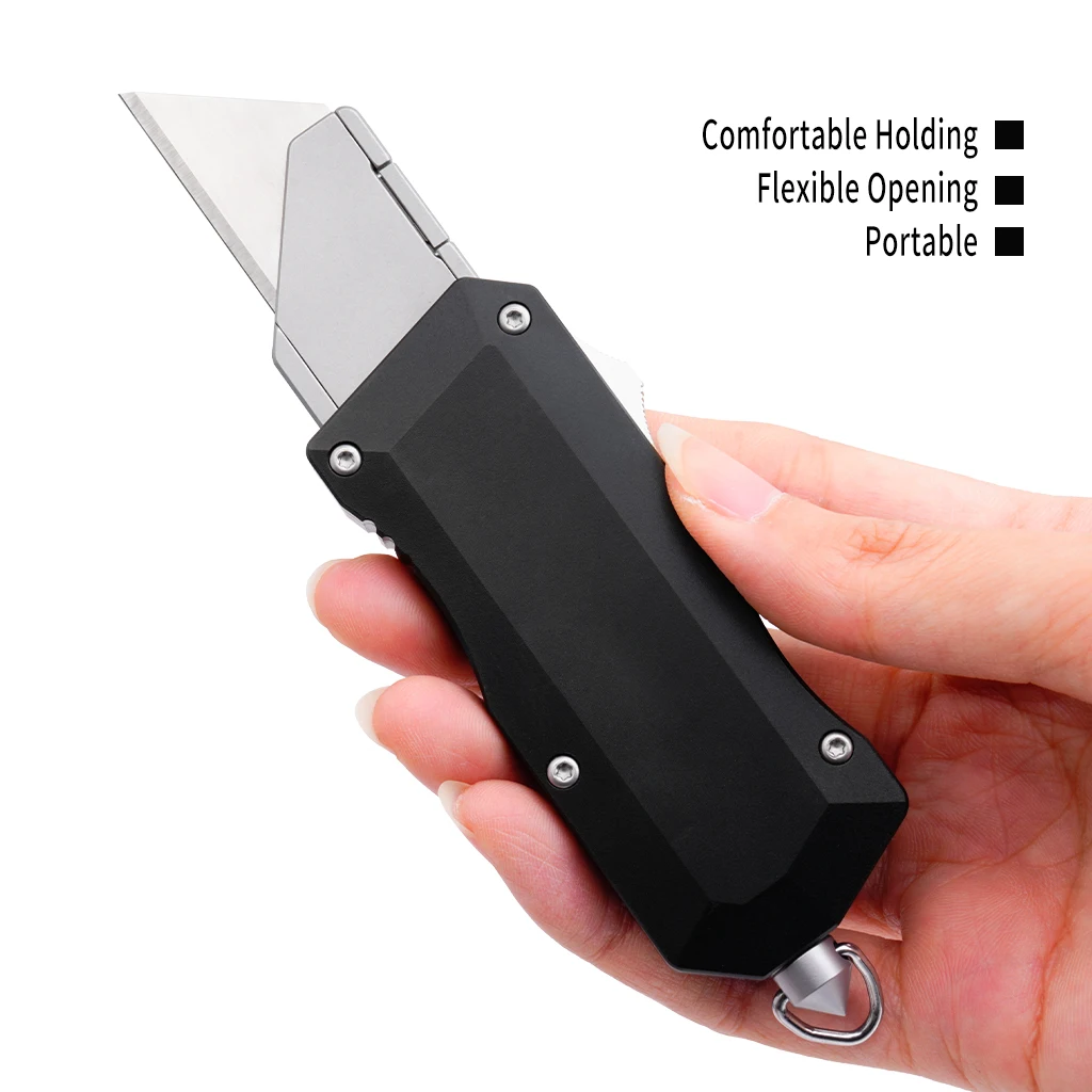 

Pocket knife with pen clip, outdoor EDC tool