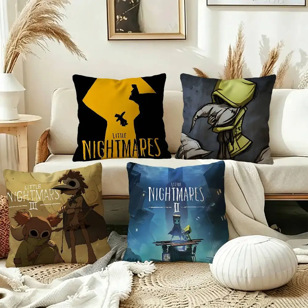 Game L-Little Nightmares 45*45cm Cushion Cover Pillow Cover Decor Pillowcase Home Pillowcase for Couch Pillow
