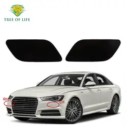 For Audi A6 C7 2015 2016-2018 4G0 955 275 H Front Bumper Headlight Lamp Washer Spray Cleaning Actuator Cover Cap 4G0 955 276 H