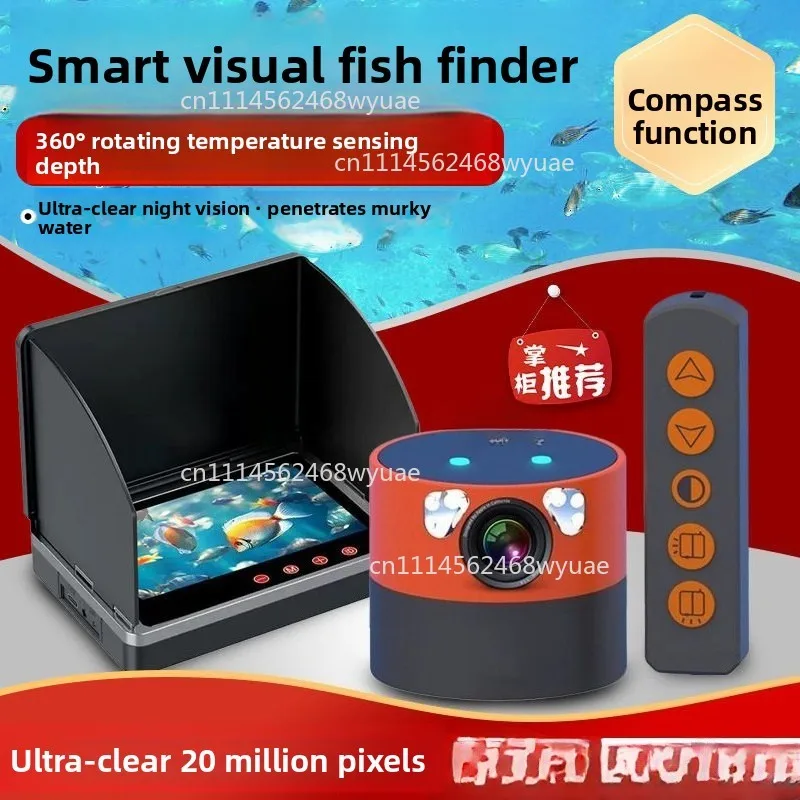 Underwater Fishing 360 Camera 5 Inch, IPS 30m 8000mA