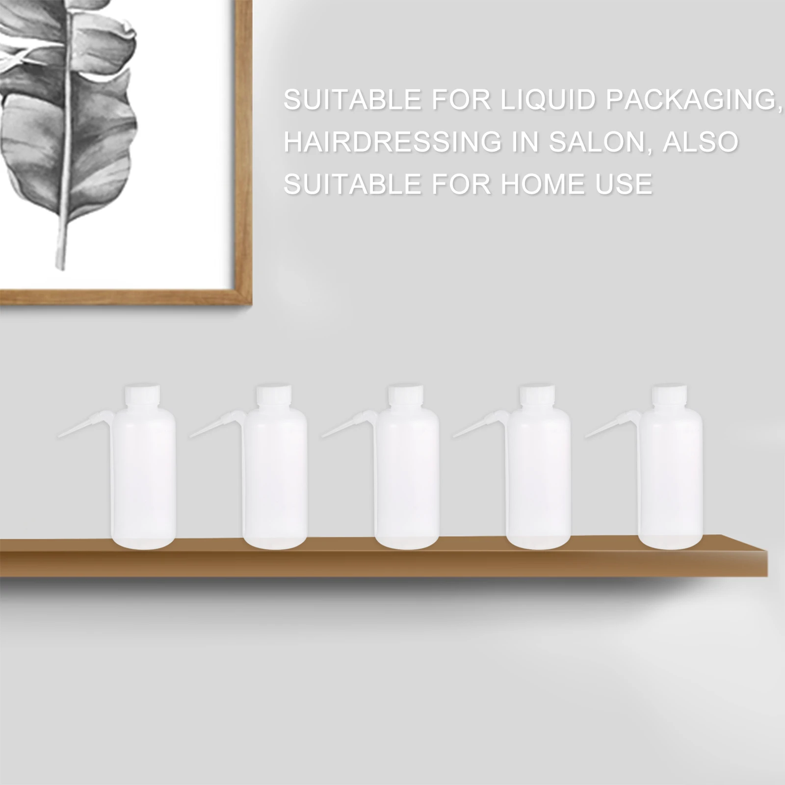

5pcs Empty Spray Bottles Plastic Bottles For Disinfectant Containers Alcohol Spray Holders Pe Material Easy