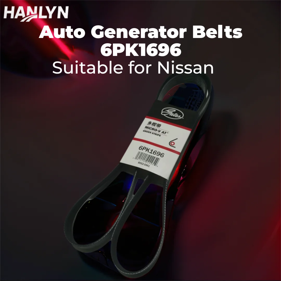 

Auto Generator Belts 6PK1696 for Nissan Air Conditioning Engine Belt
