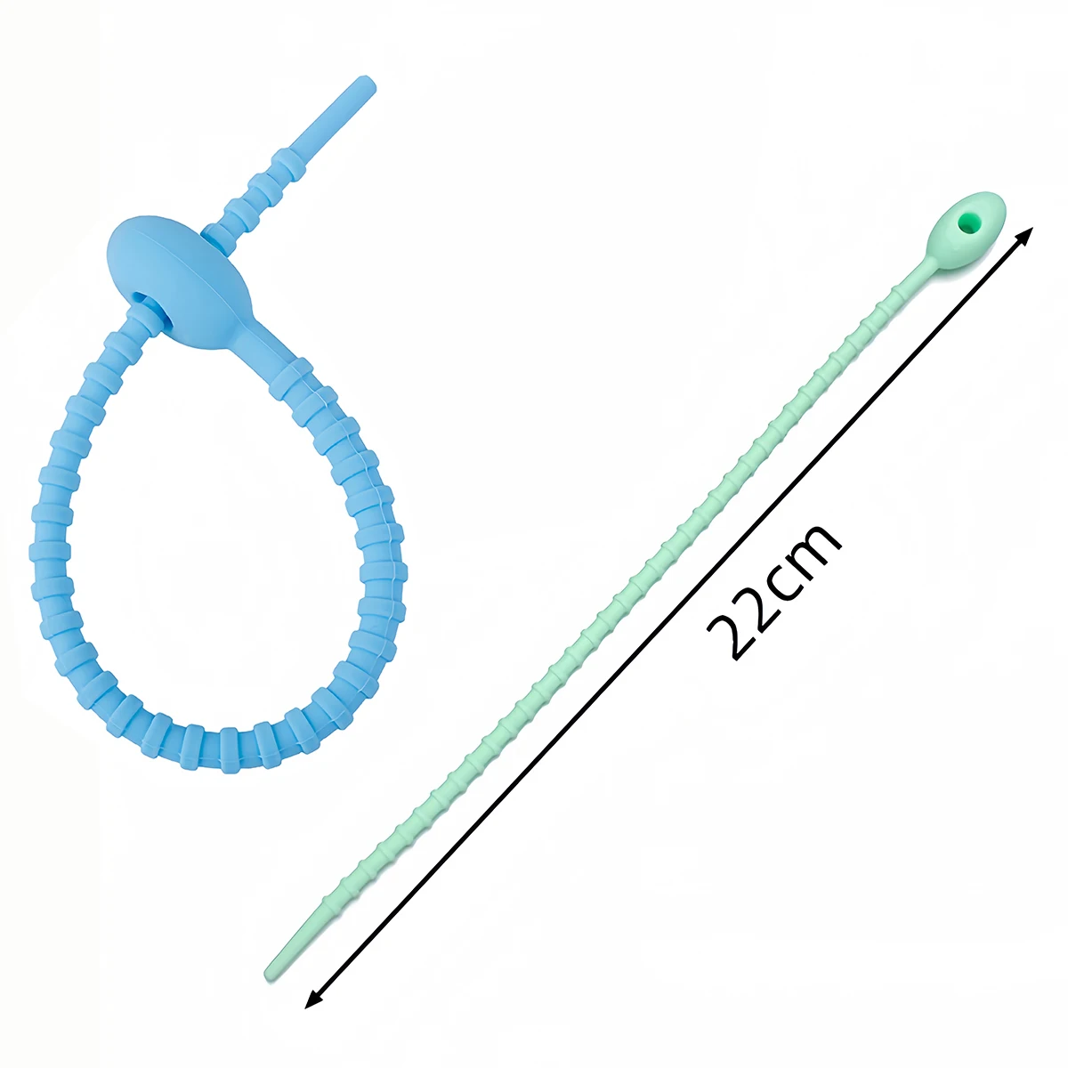 5/10PCS Silicone Reusable Bag Ties Twist Wire Fasten Cable Zip Tie for Headset Data Line Pendant Adjustable Soft Universal Tie view 2
