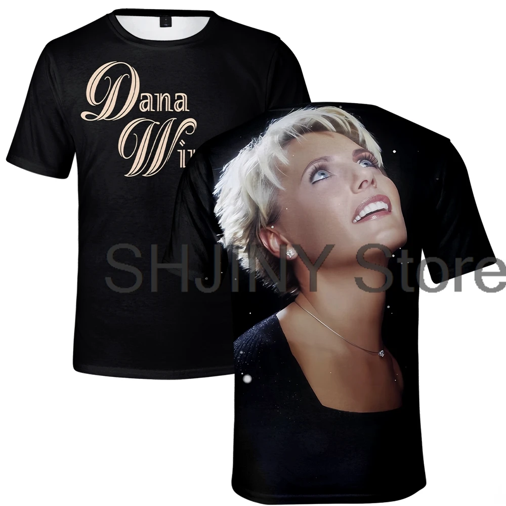 Dana Winner Merch T-shirt 2024 World Tour Crewneck Short Sleeve Tee Men Women Streetwear 3D Fashion Clothes