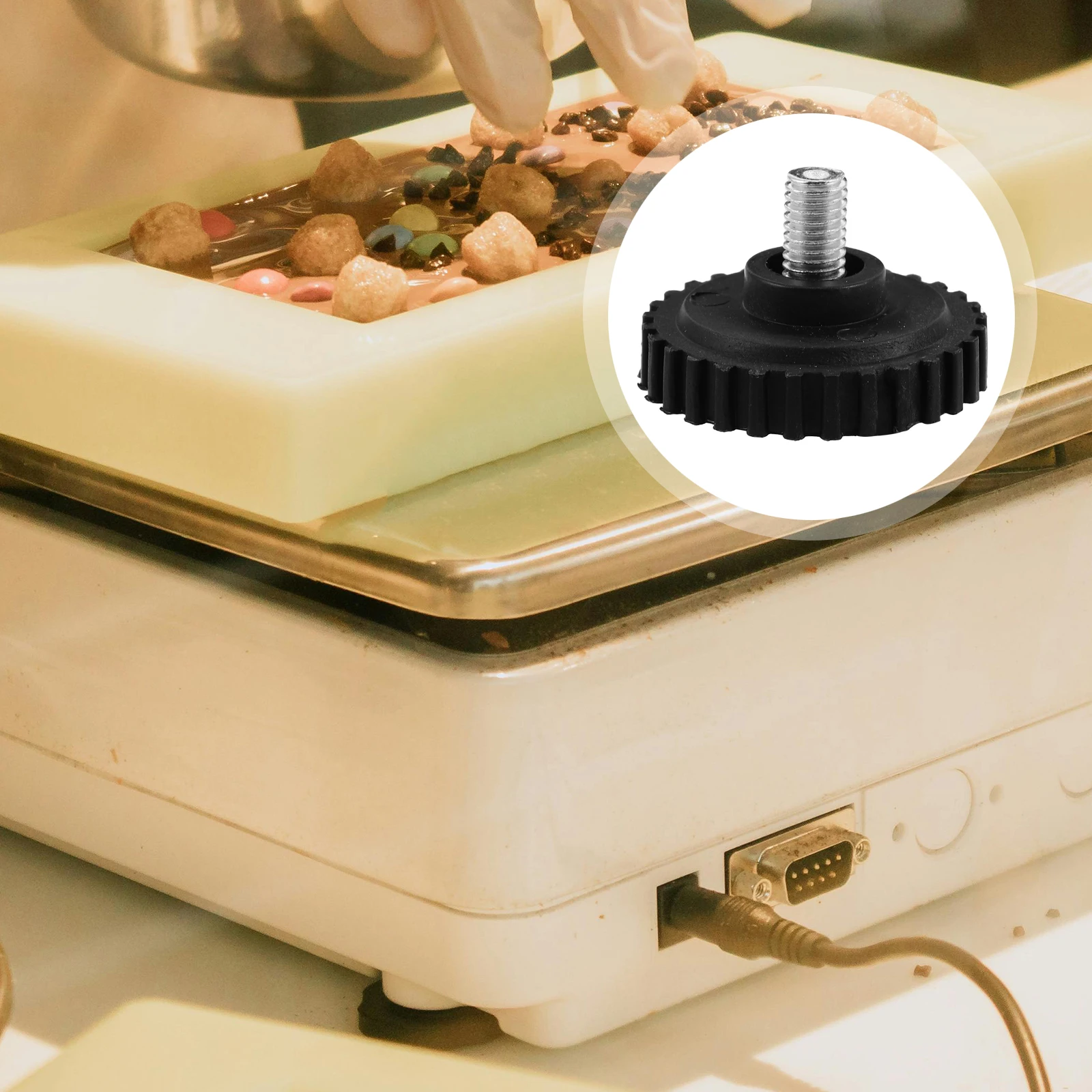 

4PCS Electronic Scale Base Kitchen Rubber Feet Replacement Cooking Foot Bottom Bumper Scale Accessories