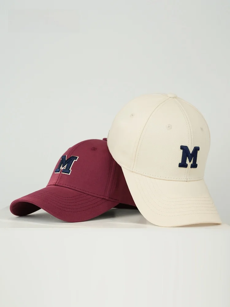 

Spring Summer 2024 New Embroidered Letter High Top Baseball Cap ex Cotton Casual Hat for Sunade And Face Slimming