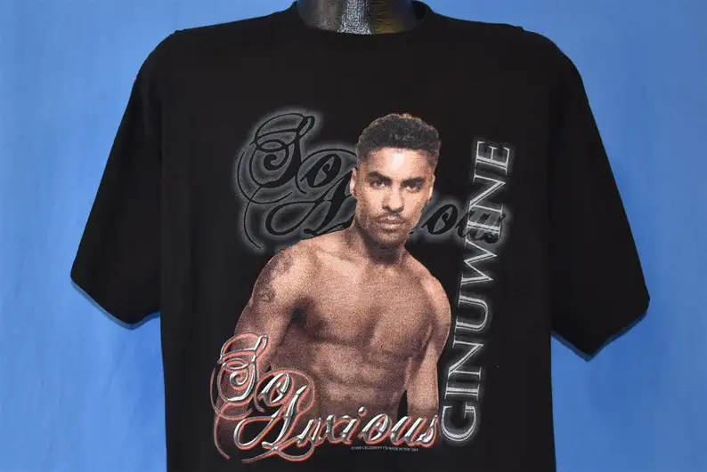 

90s Ginuwine So Anxious 1999 R&B Hip Hop Music Promo t-shirt Extra Large