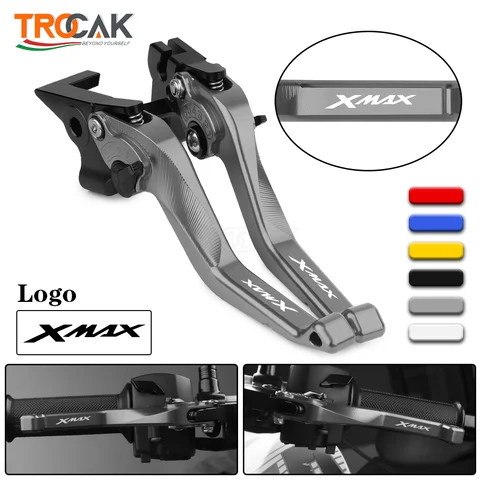 For Yamaha XMAX 300 X MAX-300 xmax300 XMAX300 2023 2024 2025  2026 Motorcycle Handles CNC Short Brake Clutch Levers Adjustment