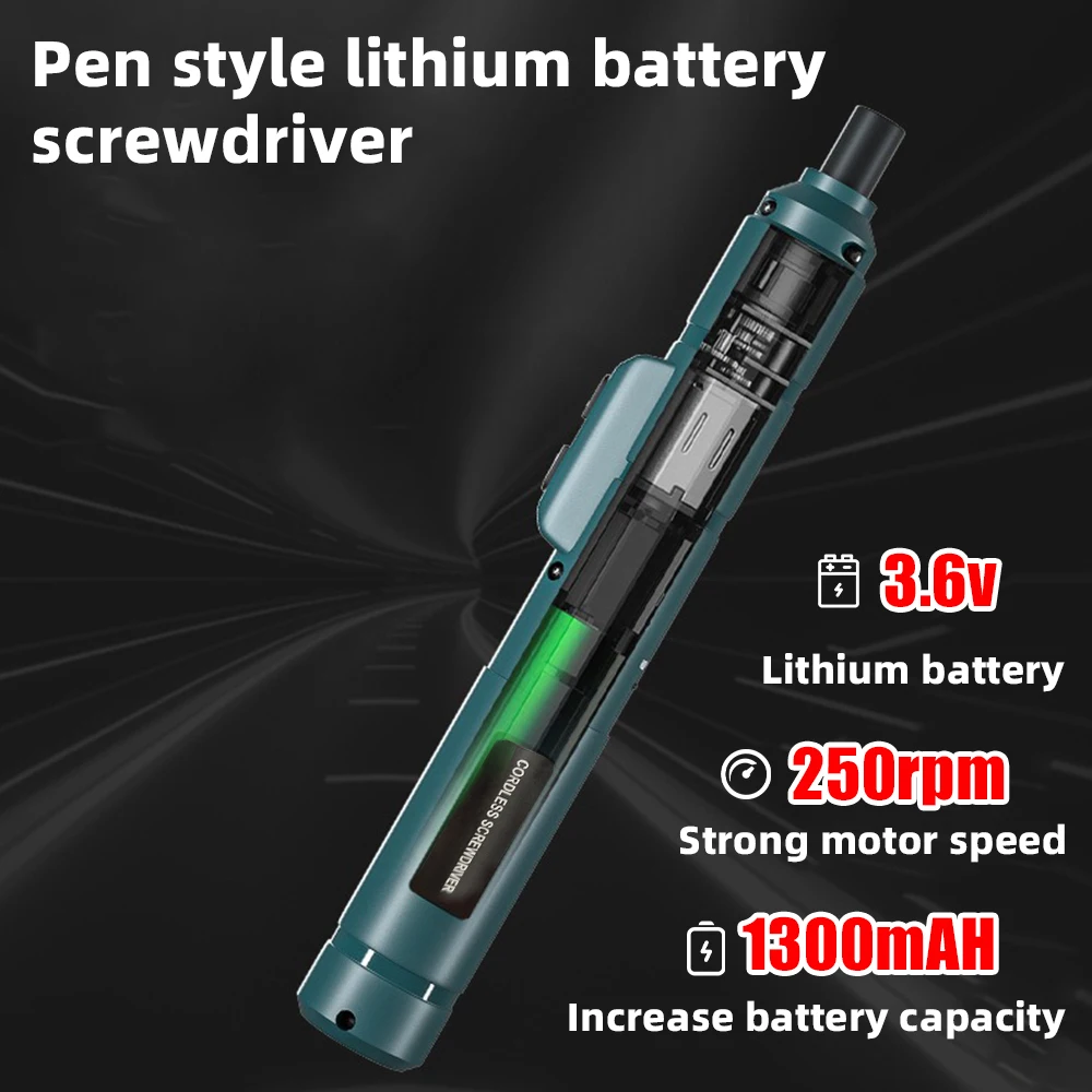 3.6v Electric Screwdriver Driver Cordless Household Maintenance Repair Rechargeable 2 Gear Torque Power Screw Driver Kit