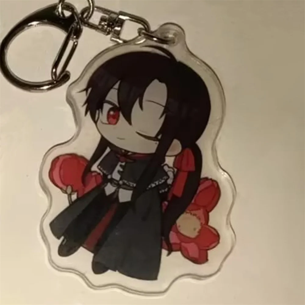 Anime Who Made Me a Princess Atanasia Lucas Key Chain Cosplay Acrylic Keyring Figure Keychain Bag Pendant Accessories Props