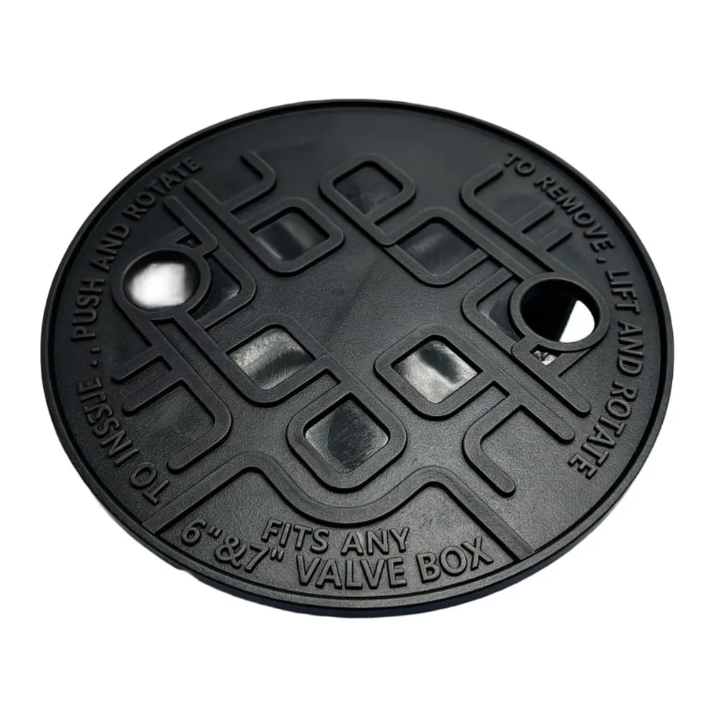 6-7 Inches Circular Plastic Sprinkler Valve Box Cover Weather Resistant Spray Valve Protective Lid Replacement Garden Lawn