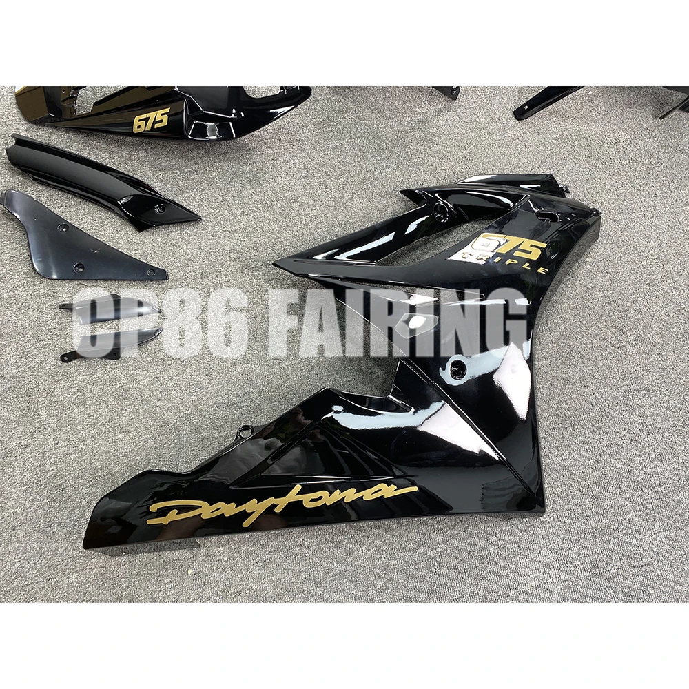 Nowy ABS całe zestawy obudowy do motocykla dla Triumph Daytona 675 2006 2007 2008 pełna nadwozie akcesoria czarne białe owiewki