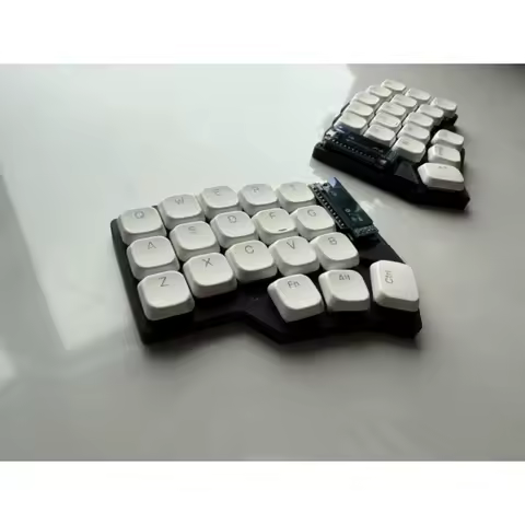 Corne Mini 36/42 Key Wireless Split Keyboard Kit Custom Hot Swap Zmk Bluetooth Choc v2 Low Axis with OLED/nice! View Screen