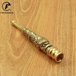 Retro Brass Dragon Head Cigarette Holder Filter Is Recyclable and Can Clean Pipes for Smoking Accessories Gadgets for Men