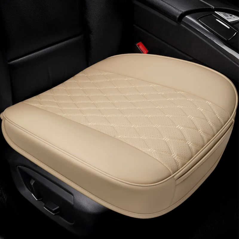 Universal Car Seat Cover Breathable PU Leather Front/rear Anti-slip Seat Cushions Four Seasons Car Seat Protector Accessories