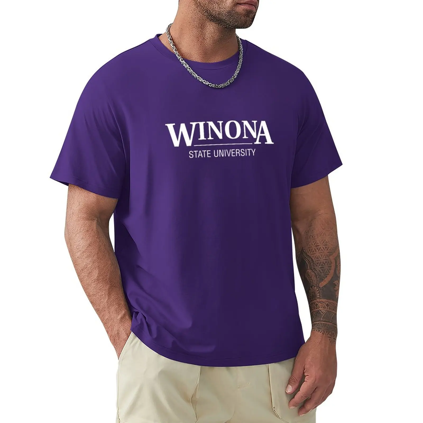 

Winona State University T-Shirt heavyweights customs plus size tops mens clothing