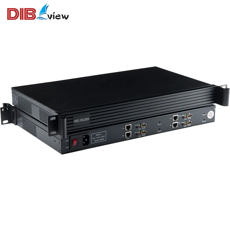 OTV-HE40 4  Streaming Video H264 H265 Srt Rtmp Rtsp Udp Hls IP Encoder for Facebook Youtube Codec